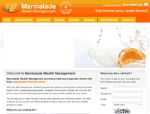 Tablet Screenshot of marmaladewealth.com